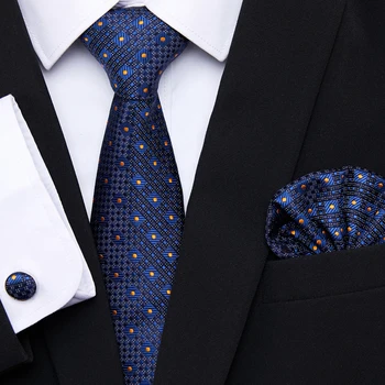 De vânzare la cald de Înaltă Calitate Frumos lucrate Manual cu Ridicata Jacquard 7.5 cm Mătase Cravata Set Cravata Dot Accesorii de Nunta Omului de Afaceri se Potrivesc