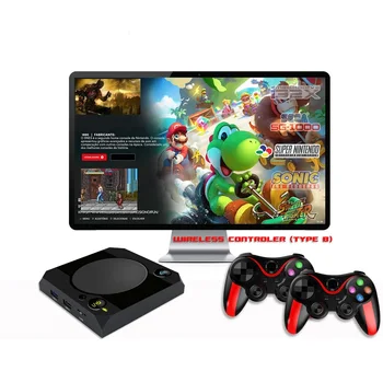 Super Consola X Pro 4K HD Retro Consola de Joc Pentru PSP/PS1/DC/N64,Consolă de jocuri Video Cu 14000+ Jocuri,KODI,Suport 2 Jucatori