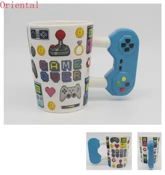 1 buc Joc de Peste Cana de Cafea 3D Controler de Joc se Ocupe de Cafea de Birou Cana Ceramica Cana Tocilar Cana Gameboy Gamer Cadou PS4
