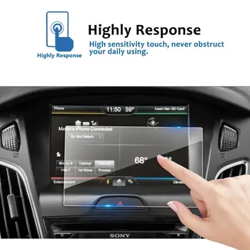 LFOTPP Pentru Focus/Fusion 8Inch 2016 2017 GPS Auto Navigatie Touch Screen Protector Film Auto Interior de Protecție Autocolant