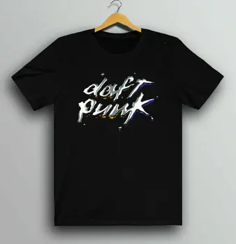 Tricou Daft Punk Descoperire Logo-Ul Albumului T Shirt Tee Classic
