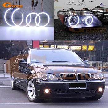 Pentru BMW E65 E66 Facelift 730d 730i 735i 740i 745i 750I 760i 750Li 760Li Ultra luminos led COB angel eyes inele de halogen Lumina de Zi