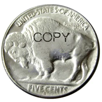 NE 1915 P,D,S Buffalo Nichel și Cinci de Cenți Copia Monede