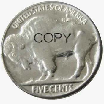 NE 1915 P,D,S Buffalo Nichel și Cinci de Cenți Copia Monede