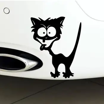 Rezistent la apa Amuzant Pisica Model Styling Auto Tapiterie Autocolant Vehicul Decor Accesorii auto Interior