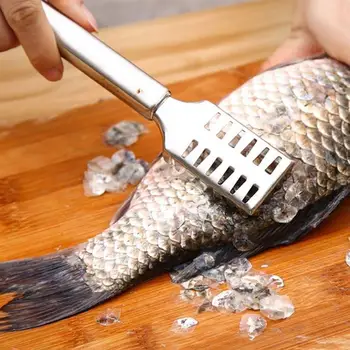 Scară De Pește Remover Din Oțel Inoxidabil Scară De Pește Remover Curat Racleta Bucătărie Peeler Instrument