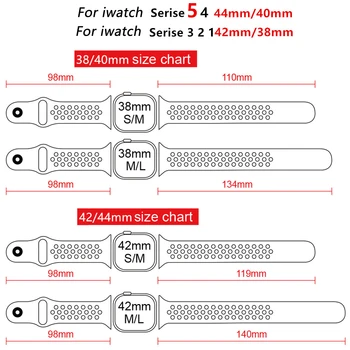Curea pentru Apple Watch Band 44mm 40mm 42mm Sport band 38mm Silicon curea bratara accesorii pentru iwacth seria 5 4 3