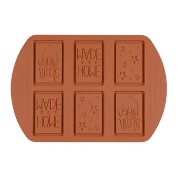 Creative Ciocolata Mucegai Silicon DIY Multi-model Bomboane de Ciocolata Bloc Mucegai Practice de Copt Mucegai Accesorii de Bucatarie
