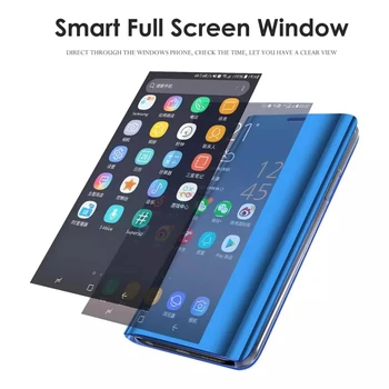 Smart Mirror Caz Flip Pentru Huawei Honor 9 Lite Cazuri Etui Din Piele Capac De Telefon Pentru Huawei Honor9 Lite Honor9Lite Caz Magnetic
