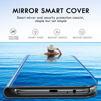 Smart Mirror Caz Flip Pentru Huawei Honor 9 Lite Cazuri Etui Din Piele Capac De Telefon Pentru Huawei Honor9 Lite Honor9Lite Caz Magnetic