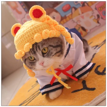 Liceu Uniforma Haine de Pisică pisică Rochie Costum de Pisica de companie
