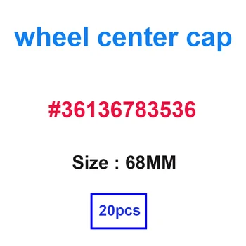 Accesorii Auto 20buc 68mm 10 pini Masina Wheel Hub Centru Capace de Janta Capac Capace Pentru G30 G38 E30 E36 E39 E38 M3 M5 36136783536