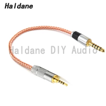 Haldane HIFI 4.4 mm Echilibrat de sex Masculin la 2,5 mm TRRS Echilibrat OCC Singur Cristal Cupru Audio Cablu Adaptor 2.5 la 4,4 Cablu Conector
