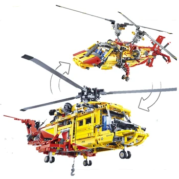 Noi 3357 Elicopter Cărămizi Pentru Construcții Blocuri De Jucarii Pentru Copii Joc De Masina De Formula 1 9396