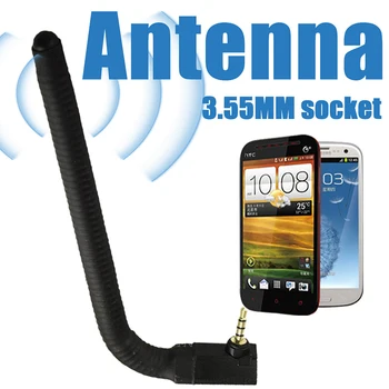 Universal în Formă de L, Plug 3.5 mm Amplificator de Semnal Pentru Mobil Telefon sex Masculin Jack Antenă Externă Portabil Zone Îndepărtate Receptor de Semnal