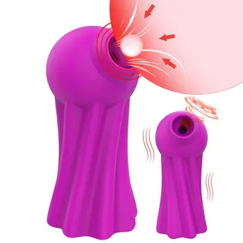 Super-Puternic Suge Vibratorul Biberon Clit Sucker Stimulator Clitoris Jucarii Sexuale pentru Femei USB Reîncărcabilă Adult Sex Produsele