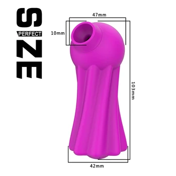 Super-Puternic Suge Vibratorul Biberon Clit Sucker Stimulator Clitoris Jucarii Sexuale pentru Femei USB Reîncărcabilă Adult Sex Produsele