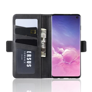 Caz Pentru Samsung S10 Portofel Din Piele Flip Cover Epocă Magnet Cazul În Care Telefonul Pentru Galaxy S10 Coque