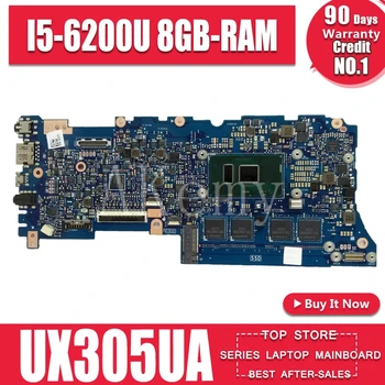 Akemy UX305UA Laptop Placa de baza Pentru Asus UX305UA UX305U U305U placa de baza test OK I5-6200U 8GB RAM