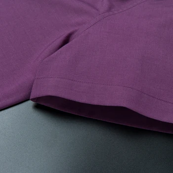 Barbati Casual de Vara cu Maneci Scurte Bambus fibra de Solid Dress Shirt Pocketless Formale de Afaceri Standard-fit Easy Office Camasa