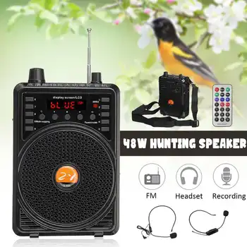Electronice la Distanță de Vânătoare Vorbitor Pasăre Apelantului Momeală 48W Amplificator de Sunet de Înregistrare Radio MP3 Player Cască de Vânătoare Momeală Kit