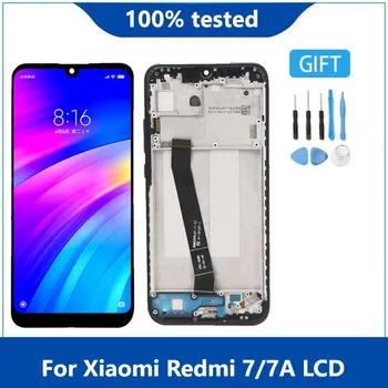 Original Ecran Pentru Xiaomi Redmi7 7A Ecran LCD de Asamblare Cu Cadru Digitizer Piese de schimb Pentru Redmi 7A LCD Display Cu Rama