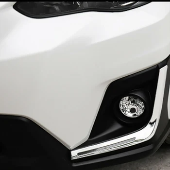 Pentru Subaru XV Crosstrek 2018 2019 ABS Cromat Mașină de Ceață Față Lumina Pleoapa Fâșii de Ceață Lampă Spranceana Acoperi Accesoriile