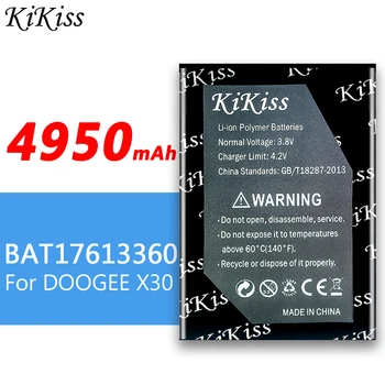 Pentru DOOGEE X30 BAT17613360 Înlocuire 4950mAh Părți Baterie de Rezervă pentru DOOGEE X30 X 30 Telefon Inteligent