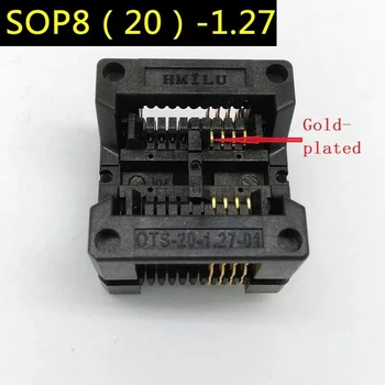 Larg SOP8 imbatranire loc OTS-20-1.27-01 scaunul de încercare de programare scaun chip piedestal mare de opt picioare