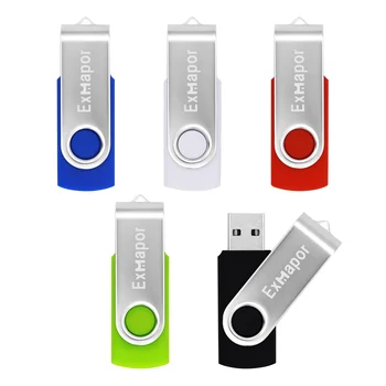 Flash Drive 32 GB 5 Pack Drive 32GB USB Memory Stick Exmapor USB Disk Portabil USB 2.0 Pendrive Metal Salt Colorate