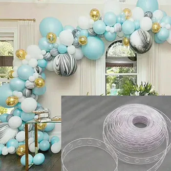 5m Balon Lanț Caseta Arc Connect Benzi pentru Nunta, Petrecere de Aniversare Decor Nou din Plastic Durabil Făcut Lanț Repara Ballon Navă Rapidă