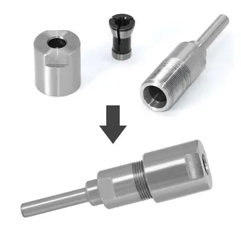 Extensia Milling Cutter 6,35 mm/ 8 mm/ 12 mm/ 12.7 mm sistem de prindere Router Pic Tija de Extensie Collet Masina de Gravat Instrument pentru prelucrarea Lemnului
