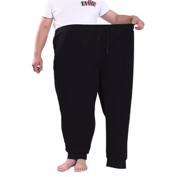 Barbati pantaloni mari 200KG plus dimensiune 14XL 15XL liber întinde de mari dimensiuni de primavara Toamna pantaloni casual negru 54 56 58 60