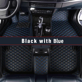 Artificial Leather Car- Floor- Mats For AUDI A3 Sedan 2013 2016 2017 2018 2019 Car Styling Carpet Rugs Auto Floor Mats