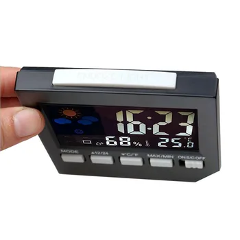 LCD Digital Termometru Higrometru Interior Electronice de Temperatură și Umiditate Metru Ceas Statie Meteo PLDI889