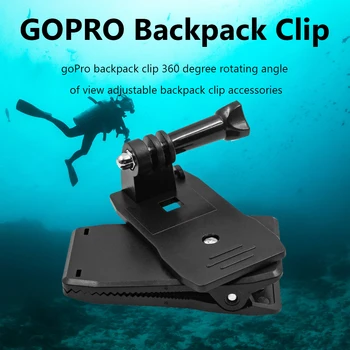 Rucsac de Umăr Curea Montare Pivotant Quick Clip Suport cu Degetul mare Șurub pentru GoPro Camera de Acțiune Accesorii