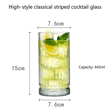 200-500ml Dungi Vintage Whiskey Pahar de Vin Clasic Cocktail-Bar de Familie Pahar de Vin de Jos Diamant Design Vodca Smoothie Ceasca