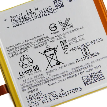 Schelălăind LIS1551ERPC Baterie de Telefon Pentru Sony Xperia Z L36h AȘA-02E C6603 S39H L36i C6602 2330mAh Instrumente Gratuite