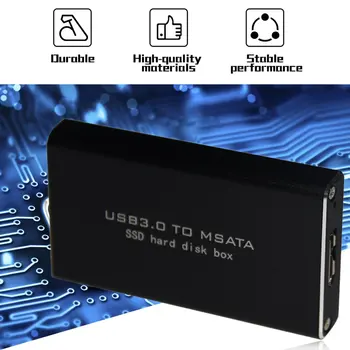 LS-721M Profitabilă USB 3.0 LA MSATA SSD Hard Disk Cutie Pentru 3060/3042 Calculator PC, Notebook-uri Externe de Stocare de Memorie Cu Cablu