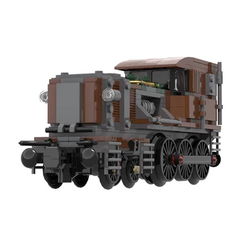 MOC Tren Model de Masina Mare Invenție Steampunked Crocodil Locomotiva Constructor Jucarii Educative Bloc Caramida Copil Cadouri