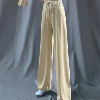 Pantaloni Casual Femei Solide de Agrement Elegant Chic Simplu Plus Dimensiune 5XL Vrac Femei Pantaloni Stil coreean Toate-meci de Streetwear Harajuku