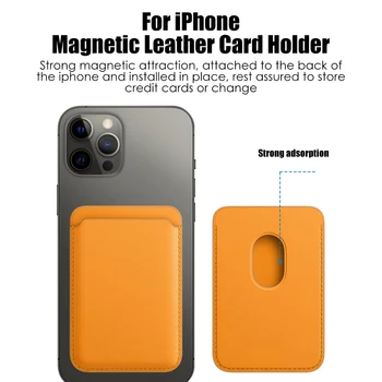 Autentice din Piele de Maneca Pentru iPhone 12 Pro Max Mini Piele Carte de Portofel Buzunar Slot Mag Magnetic de Siguranță Husă de Caz Pentru IPhone12 Caz