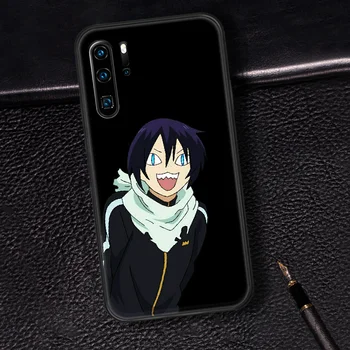 Yato Noragami Anime Cazul în care Telefonul Pentru Huawei P Mate 10 20 30 40 Pro Lite Inteligent 2019 2021 negru Coque de Lux Bara Tendință rezistent la apa